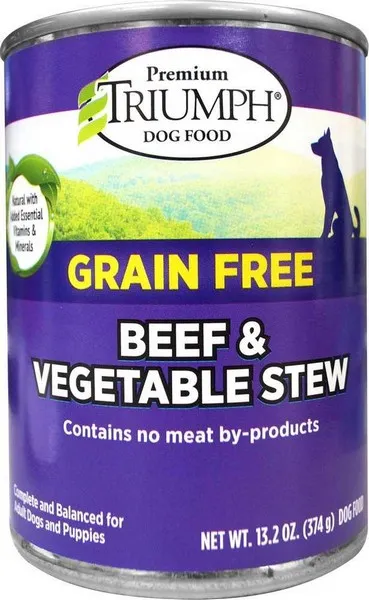 12/13.2 oz. Triumph Free Spirit Grain Free Beef & Vegetable Stew - Health/First Aid